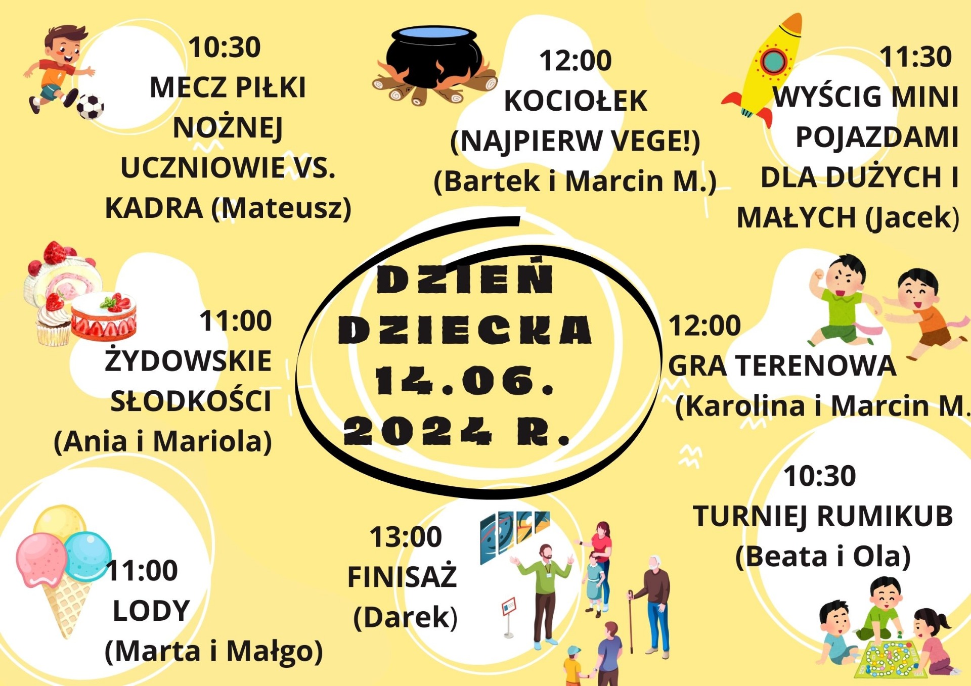 Plakat na dzień dziecka w MOS 2 "KĄT"