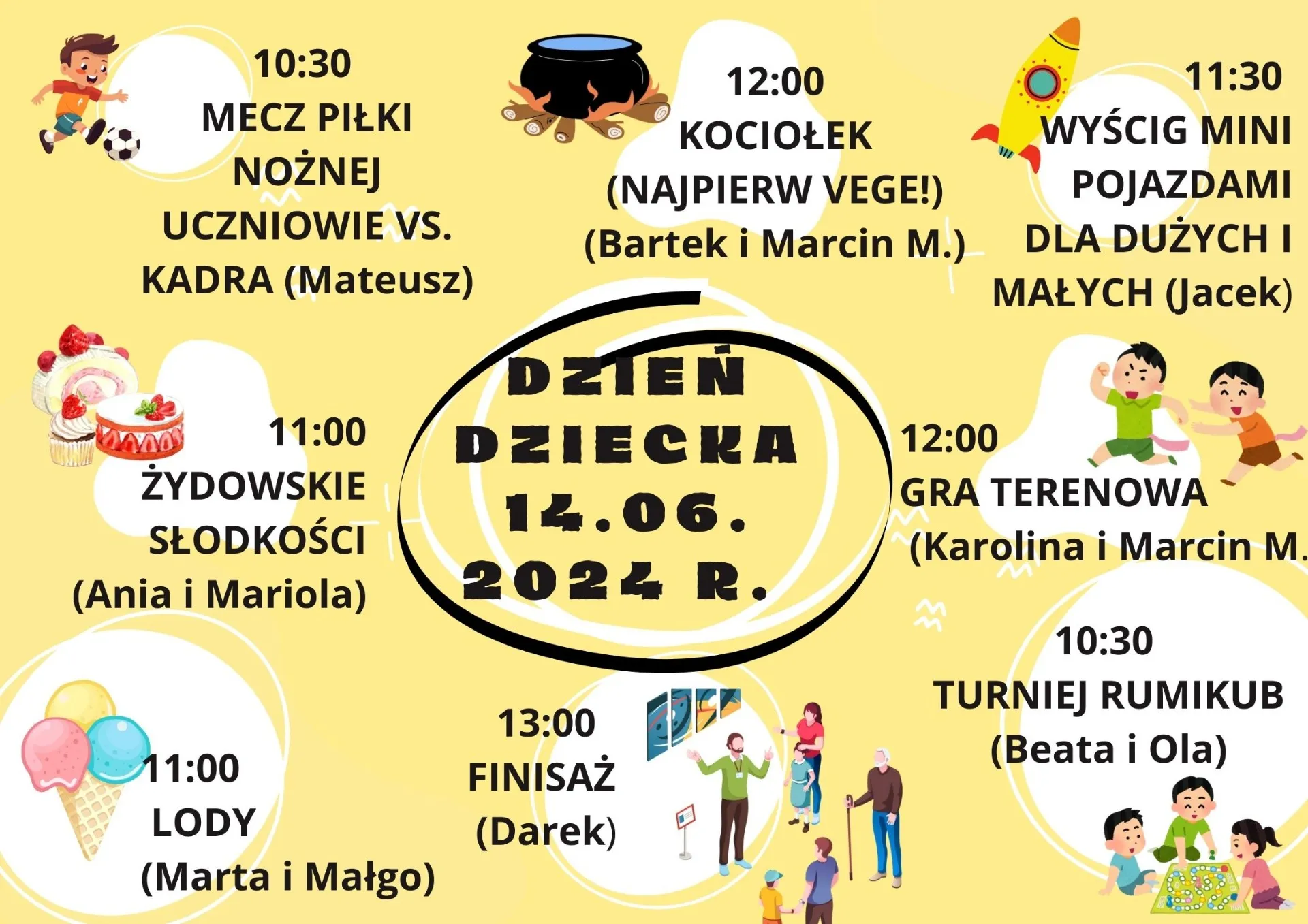 Plakat na dzień dziecka w MOS 2 "KĄT"